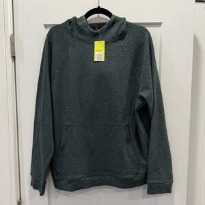 All In Motion Dark Green Textured Hoodie - Men’s Large